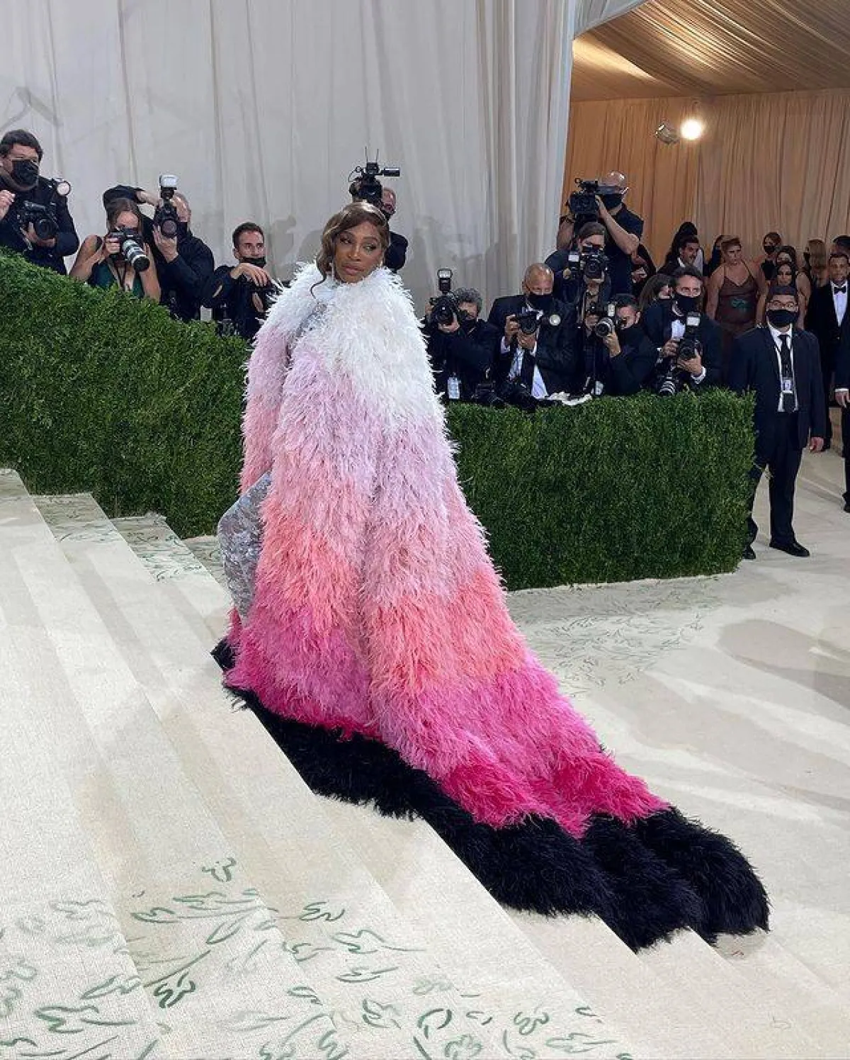 سيرينا ويليامز- الصورة من حساب Met Museum على إنستغرام