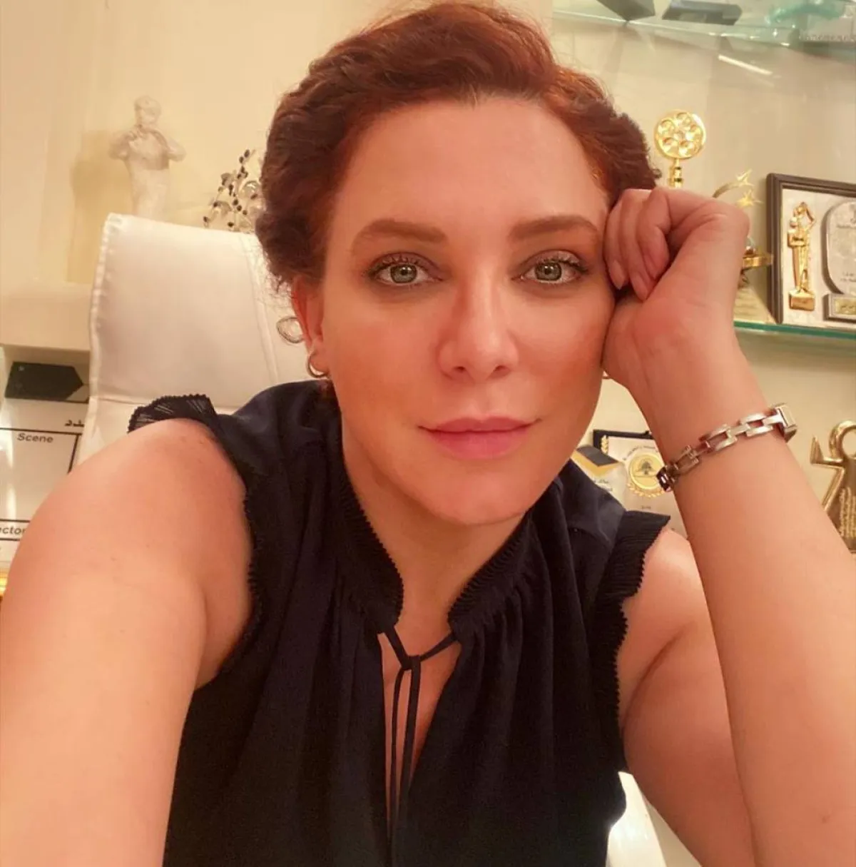 سلاف فواخرجي - الصورة من حسابها على إنستقرام