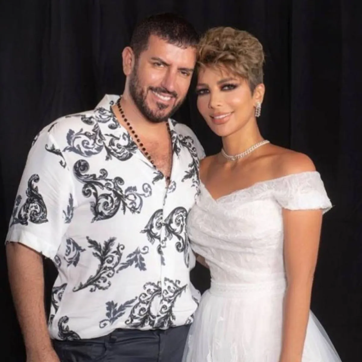 أصالة وزوجها فائق حسن عبر حسابها على انستغرام