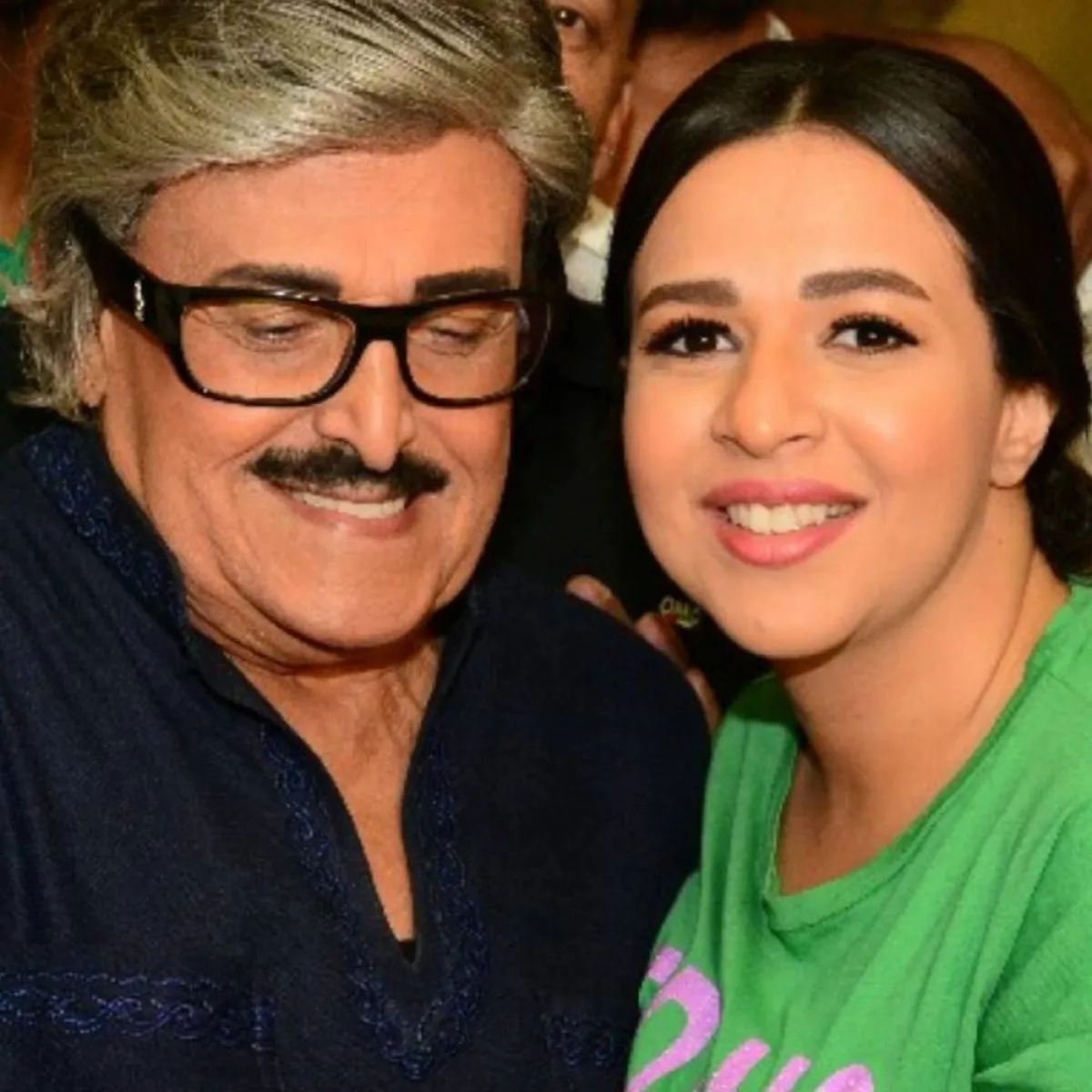 إيمي سمير غانم ووالدها - الصورة من حسابها على إنستقرام