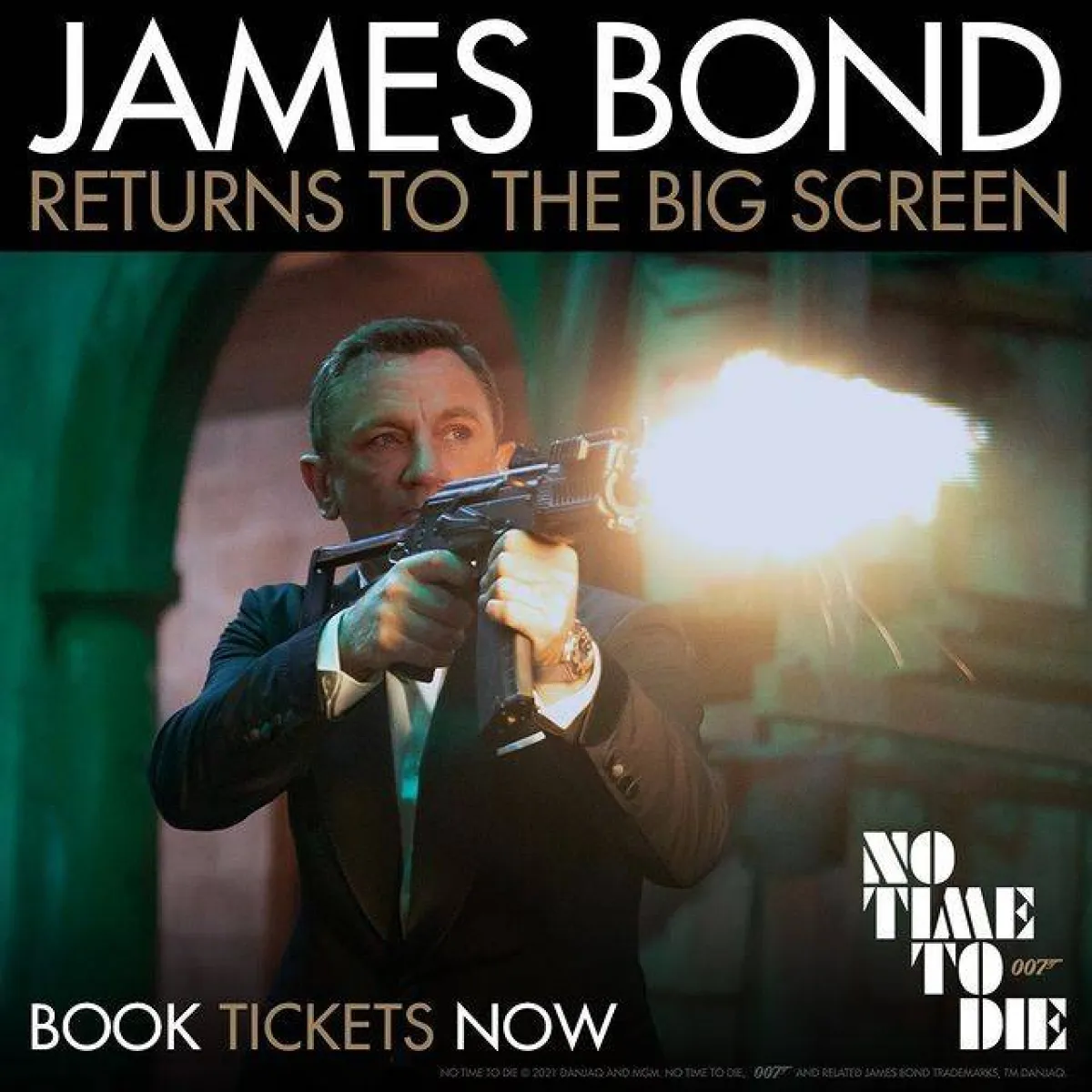 دانيال كريغ- الصورة من حساب شخصية جيمس بوند على إنستغرام