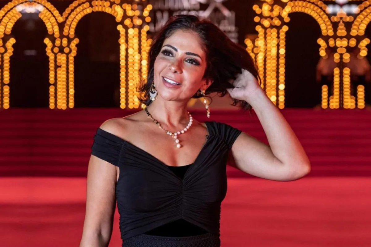 منى زكي - الصورة من حسابها على موقع تويتر