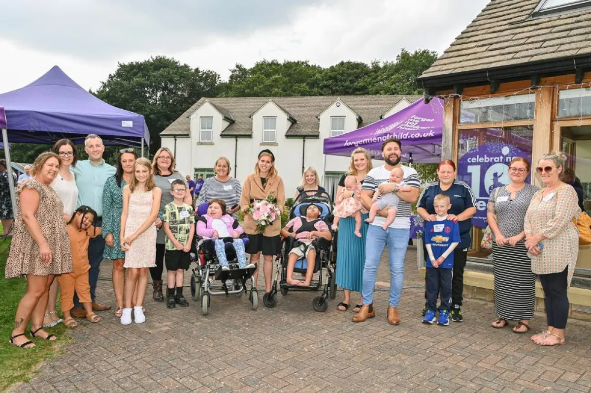 الأميرة بياتريس في دار الأطفال Forget me not- الصورة من حساب الأميرة بياتريس على تويتر