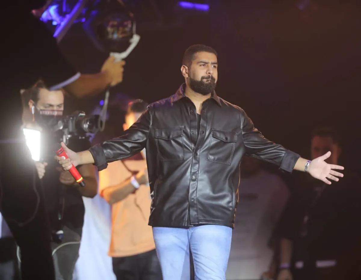 بدر الشعيبي من الحفل - تصوير عيسى الدبيسي