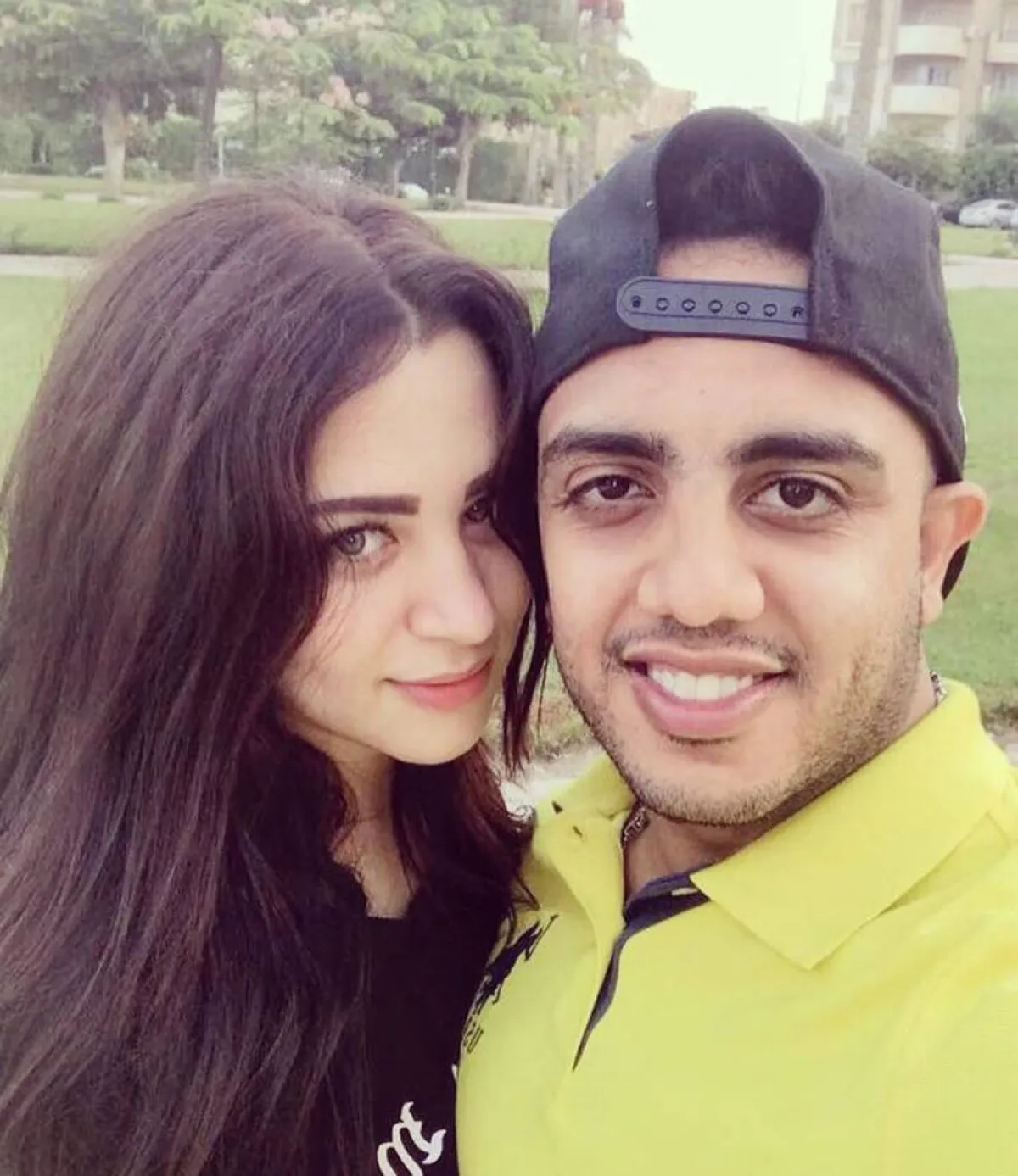 أوس اوس وزوجته- الصورة من انستجرام اوس أوس