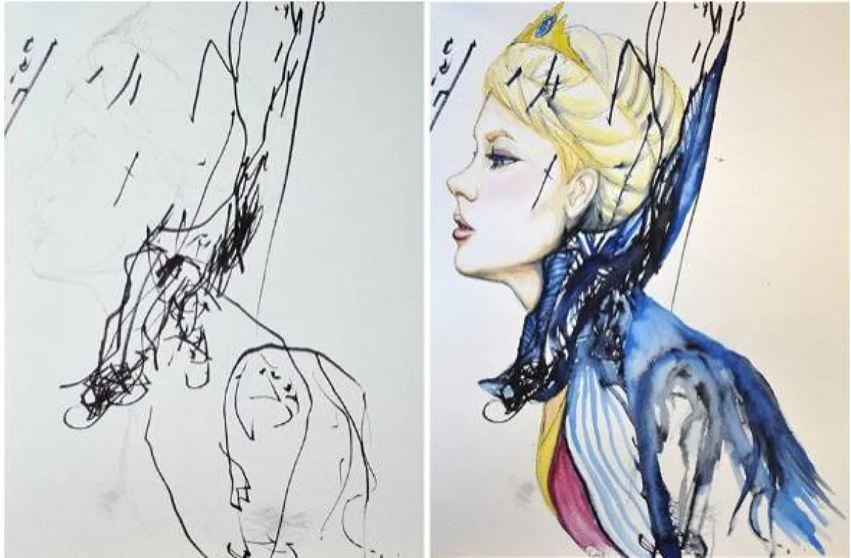 شخابيط تحولت أميرة من ديزني