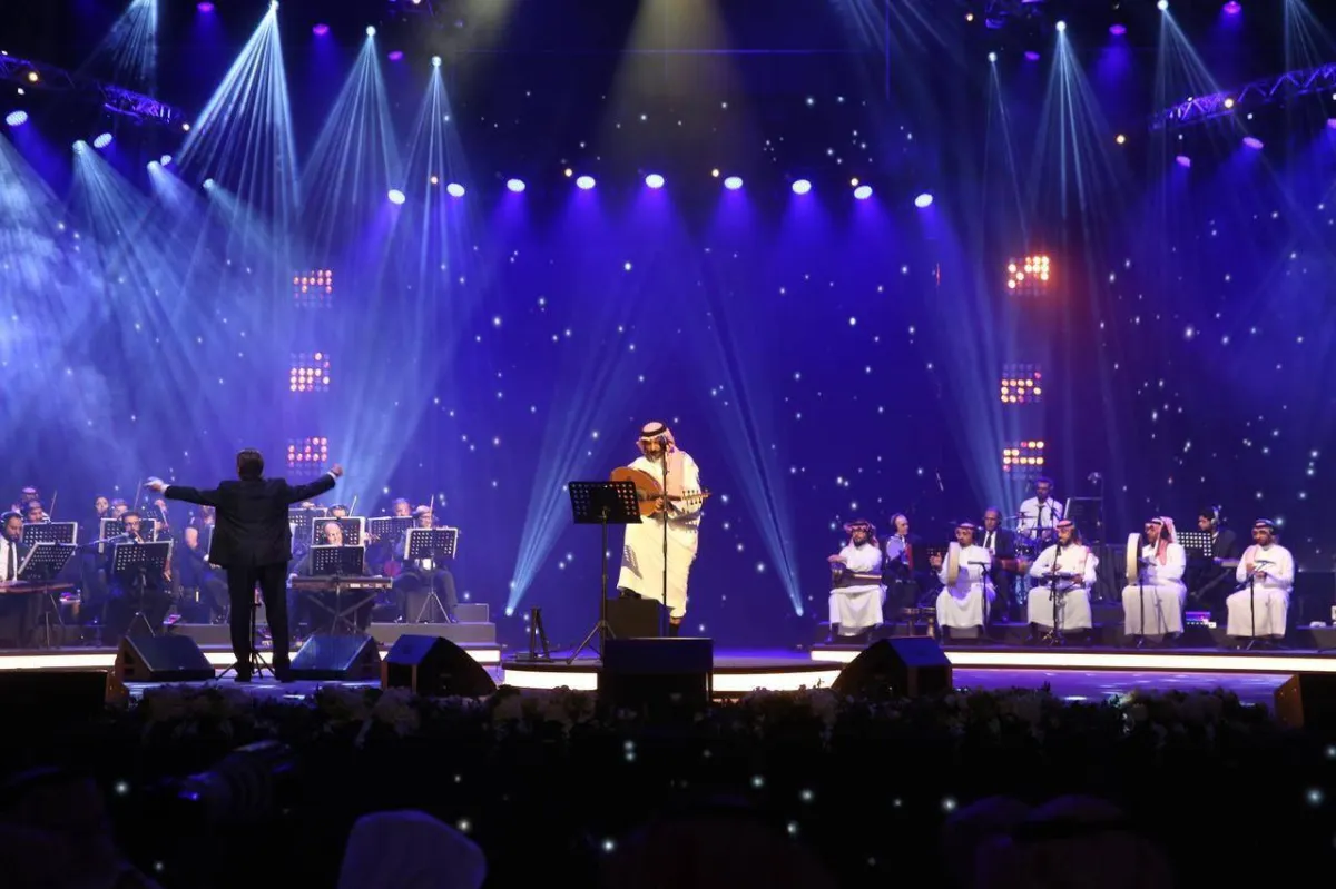 عبادي الجوهر - الصورة من حساب فن بوكس على تويتر