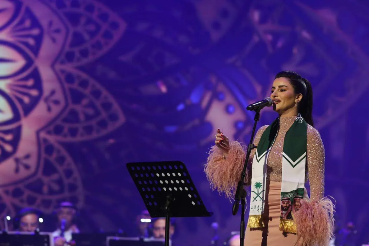 هدى الفهد - الصورة من حساب فن بوكس على تويتر