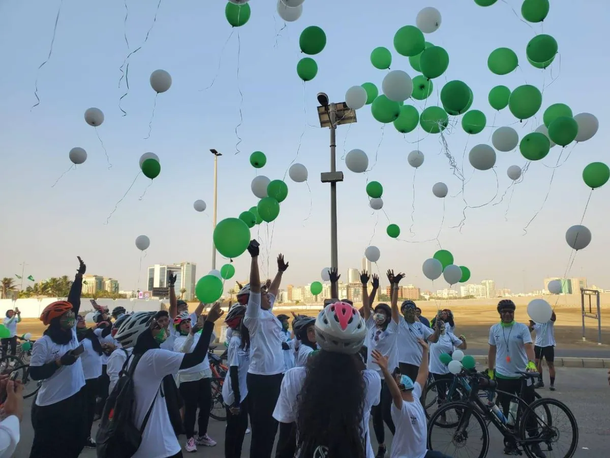 جانب من احتفالات اليوم الوطني