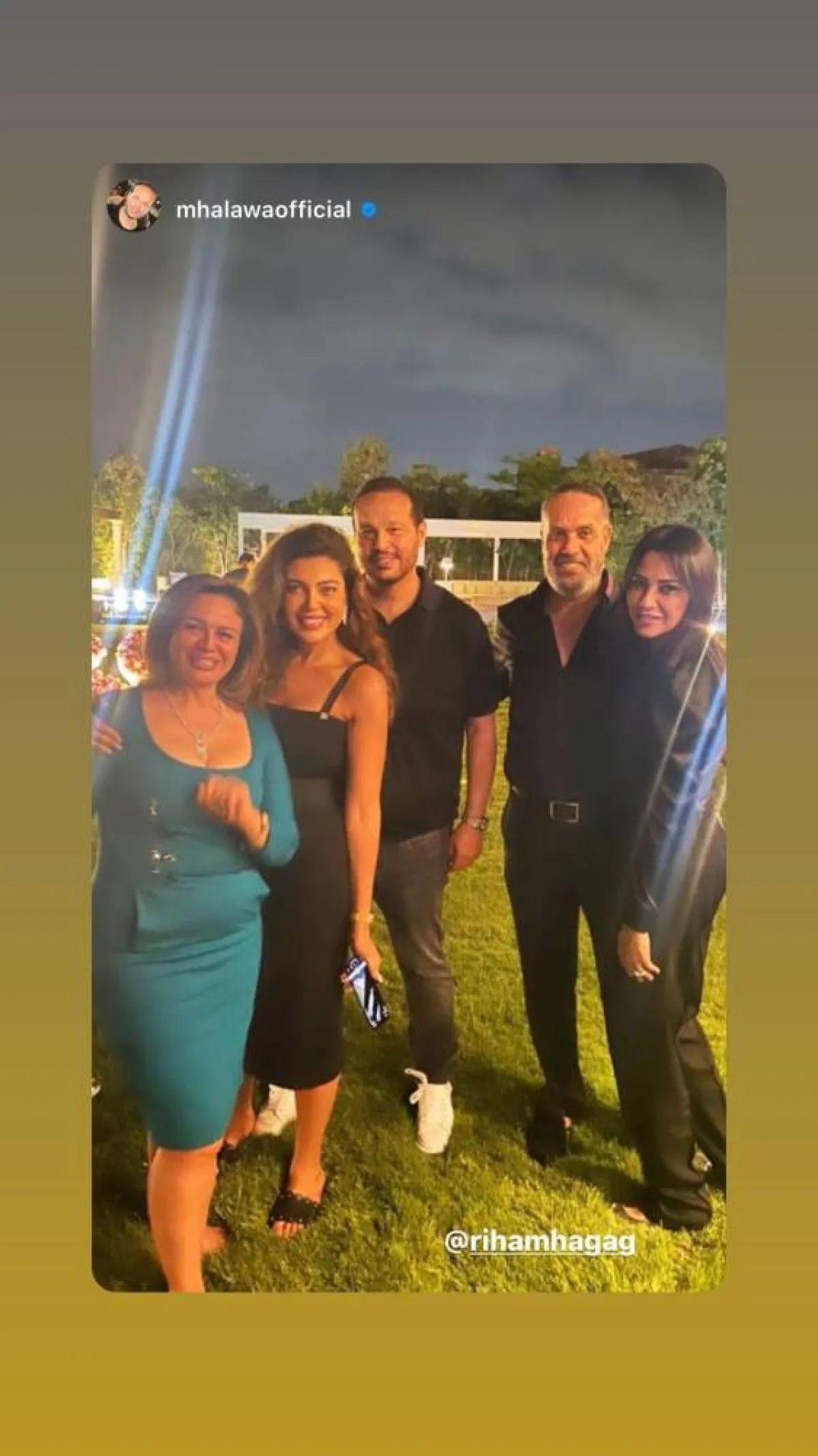 ريهام حجاج تحتفل بعيد ميلادها بحضور العديد من النجوم بالوسط الفني - الصورة من ستوري انستغرام ريهام حجاج