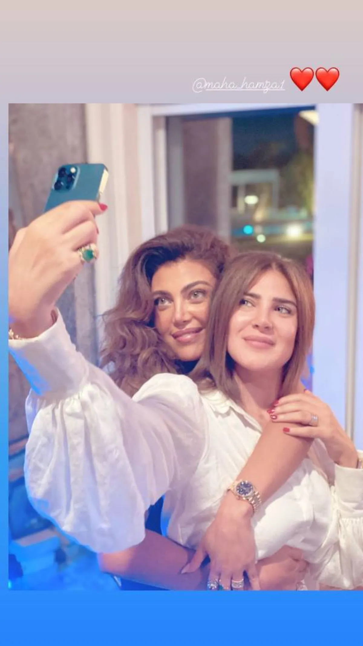 ريهام حجاج تحتفل بعيد ميلادها - الصورة من ستوري انستغرام ريهام حجاج