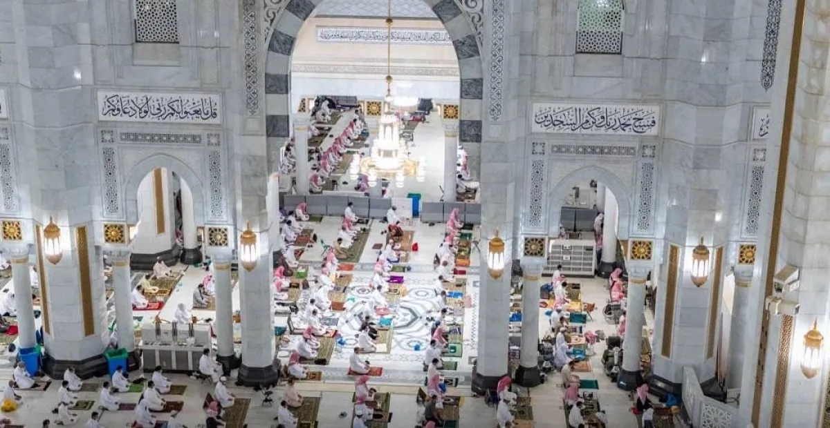 التوسعة السعودية الثالثة للمسجد الحرام تقاسيم معمارية وجهود خدمية استثنائية. المصدر (واس)