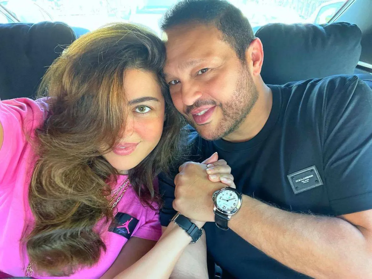 ريهام حجاج وزوجها محمد حلاوة - الصورة من حساب ريهام حجاج على انستغرام