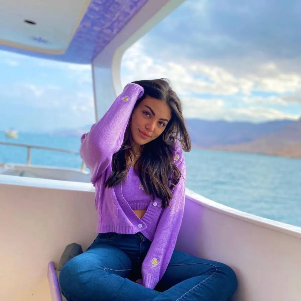 الشقيقة الصغرى لريهام حجاج - الصورة من حساب ريهام على انستغرام