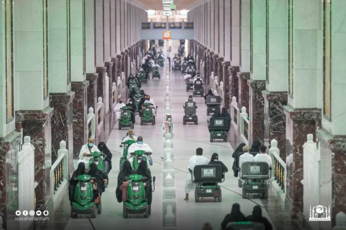 عربات المسجد الحرام حاصلة على براءة اختراع في الهندسة الذكية
