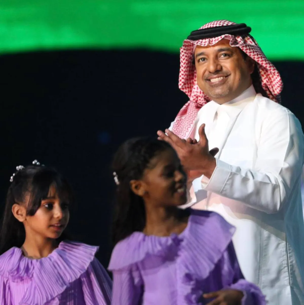 راشد الماجد من الأوبريت - تصوير يزيد ناصر