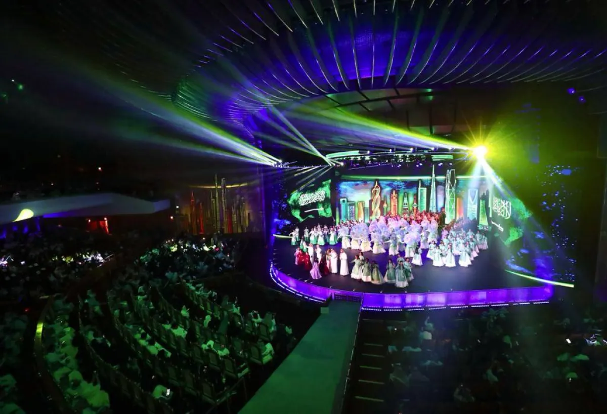 جانب من الأوبريت - الصورة من المكتب الإعلامي لـMBC