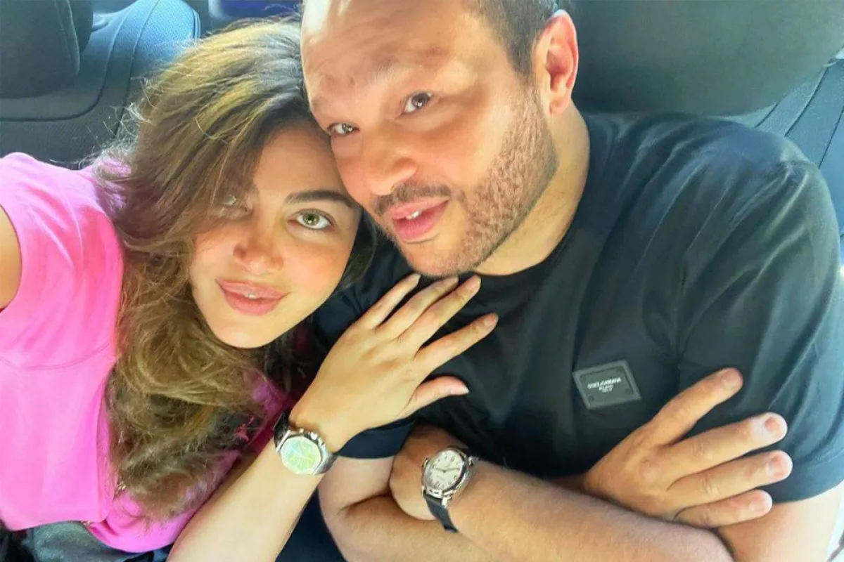 ريهام حجاج وزوجها محمد حلاوة - الصورة من حساب ريهام حجاج على انستغرام
