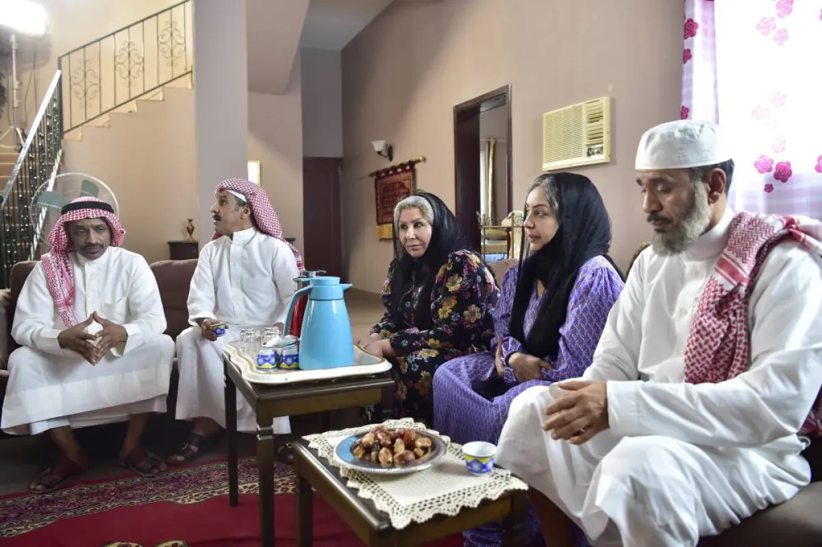 جانب من مسلسل العاصوف - تصوير سامي الرويسان 