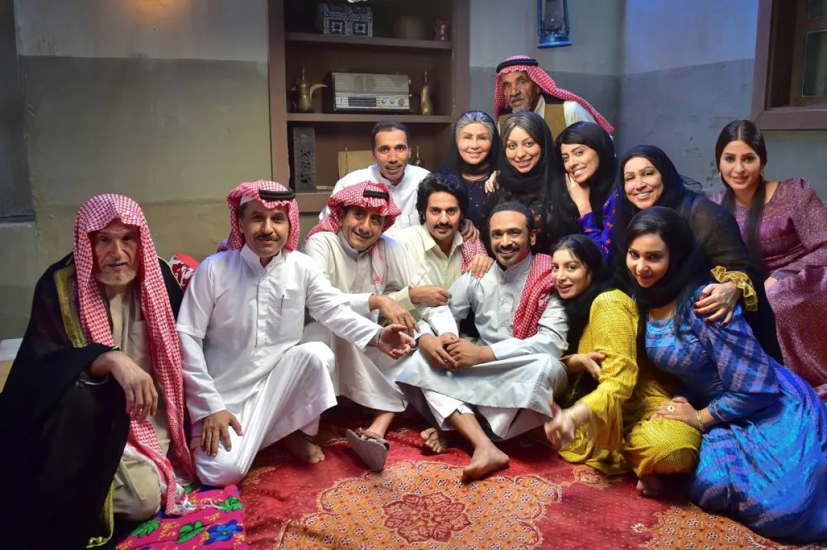 جانب من مسلسل العاصوف - تصوير سامي الرويسان 