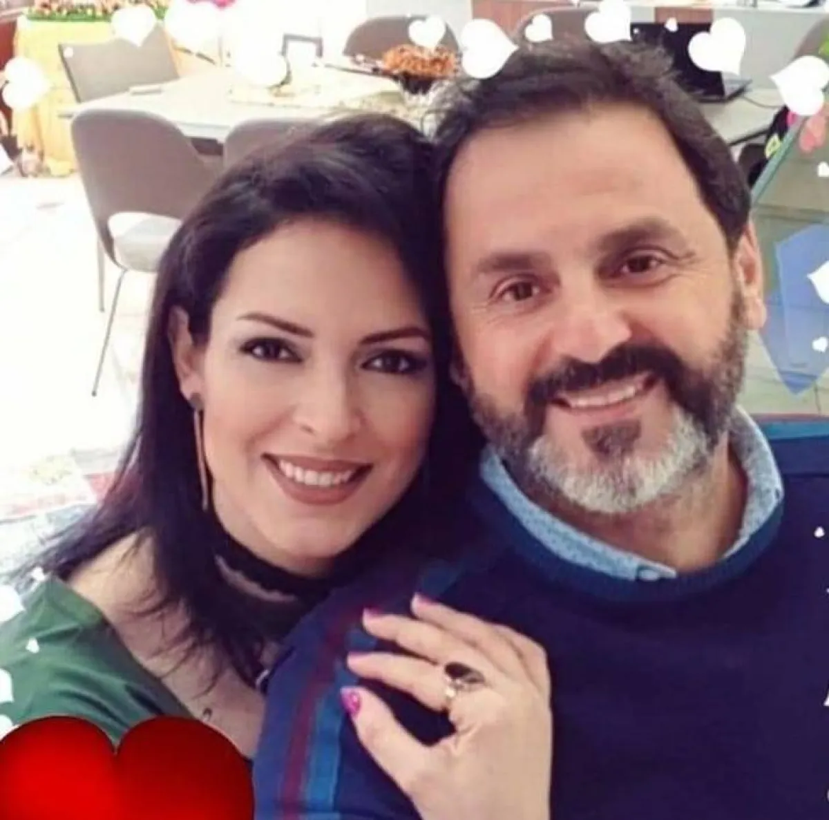 يوسف حداد وزوجته - الصورة من حسابه على انستجرام