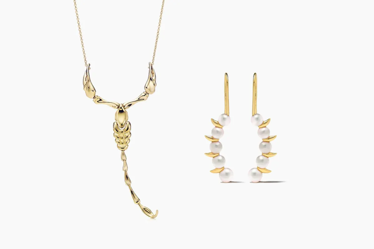 تصاميم أقراط على شكل عقرب لإطلالة جريئة