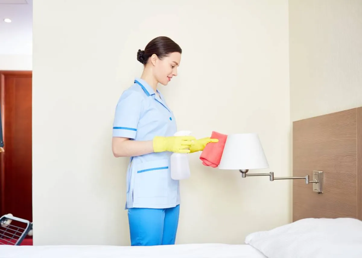 تنظيف الغرف