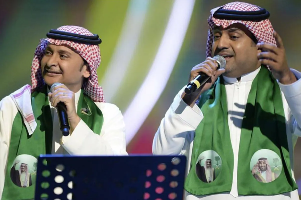 عبدالمجيد عبدالله وراشد الماجد - الصورة من حساب راشد الماجد على الانستجرام