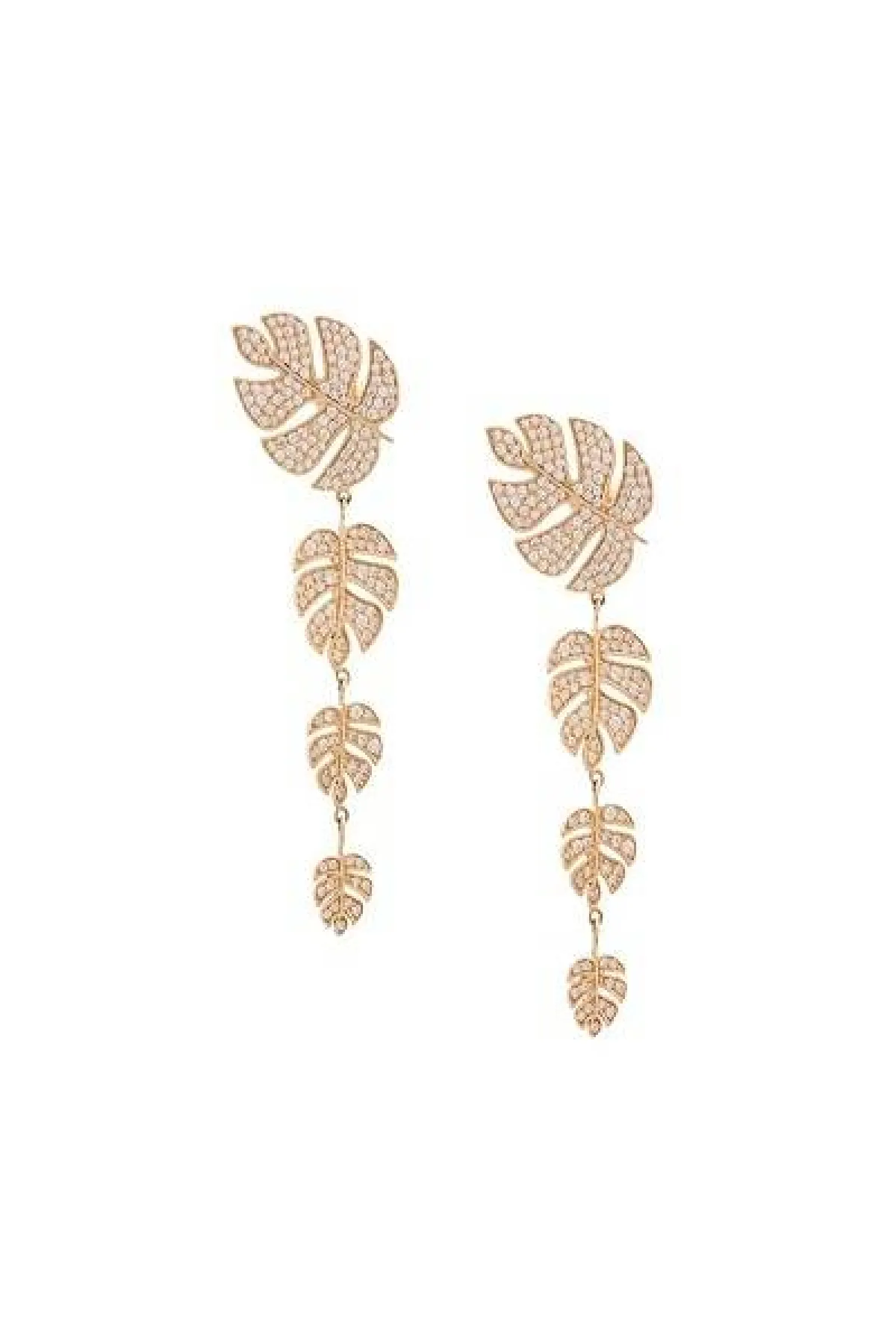 أقراط أذن متدلية على شكل ورقة نخيل من سيدني إيفان Sydney Evan