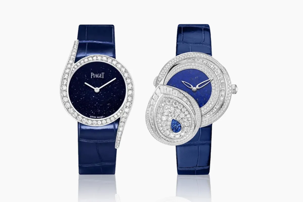 ساعات فاخرة باللون الأزرق موضة 2021