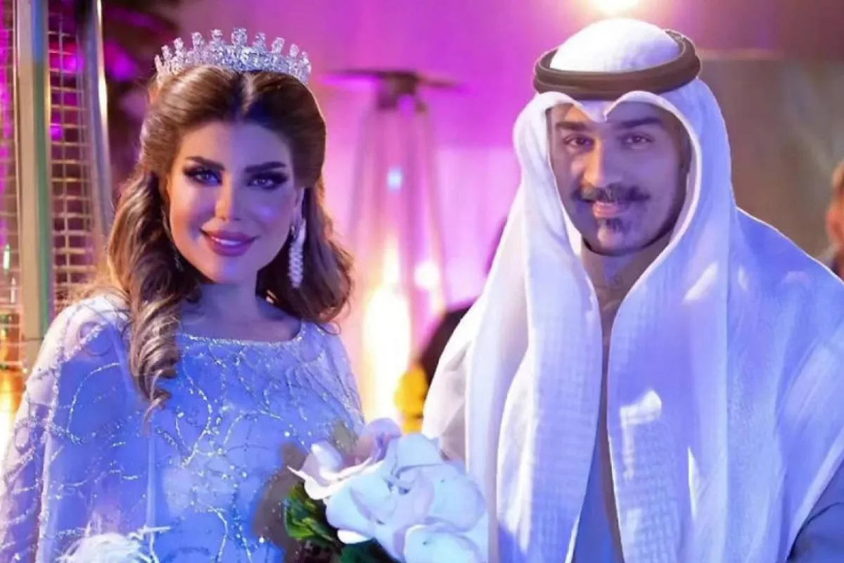 إلهام الفضالة وشهاب جوهر - الصورة من حساب إلهام الفضالة في إنستغرام