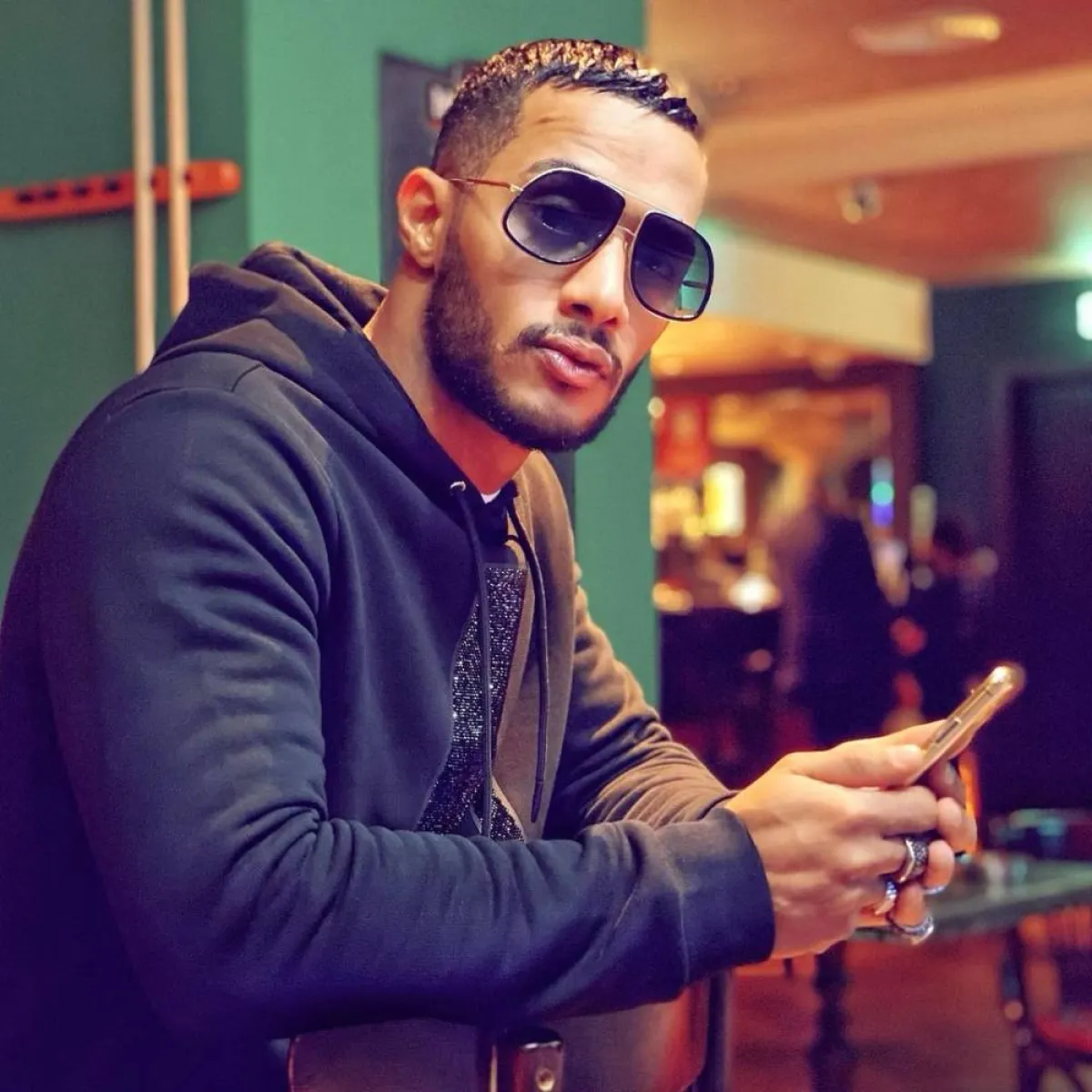  محمد رمضان- الصورة من حسابه على انستقرام