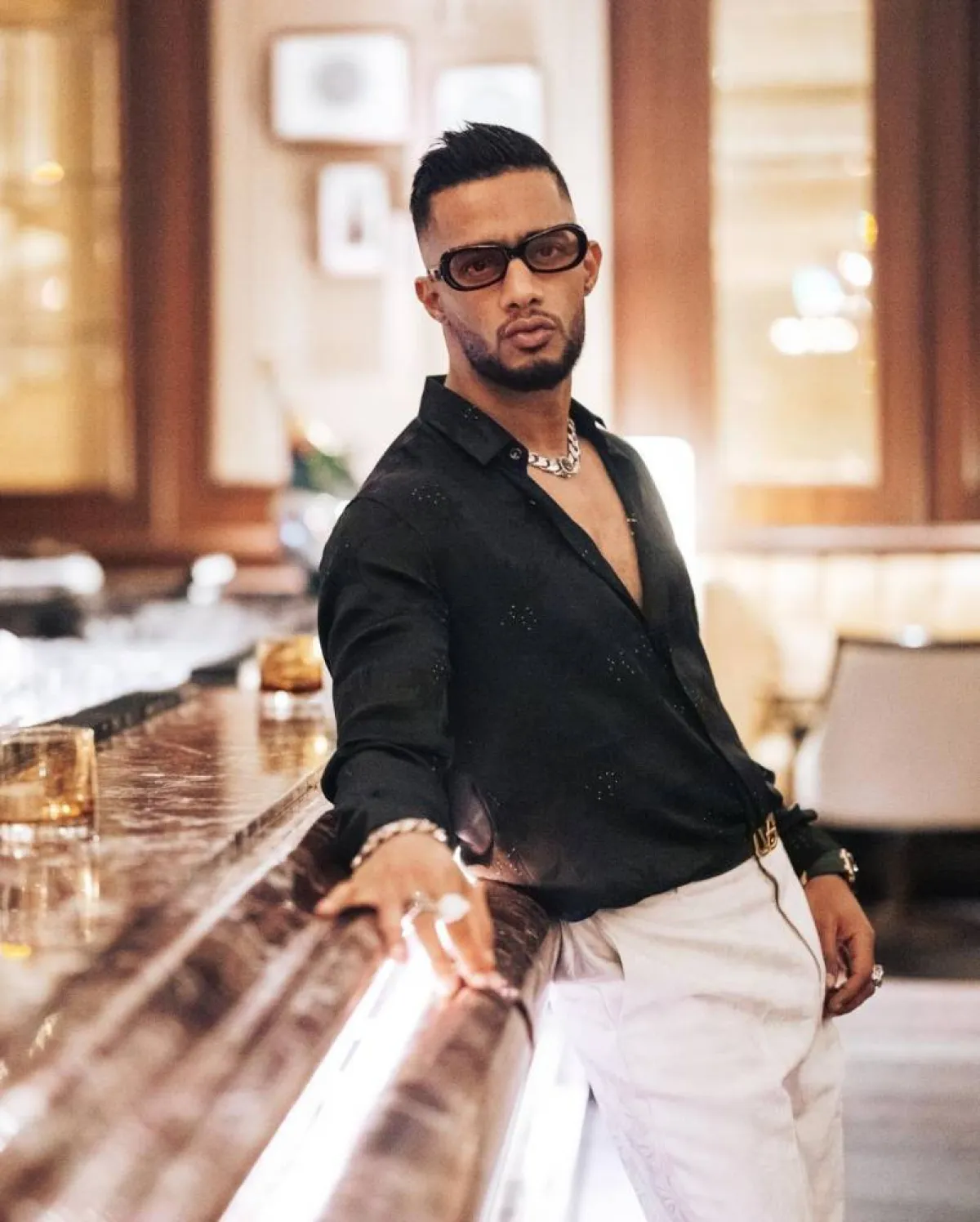  محمد رمضان- الصورة من حسابه على انستقرام