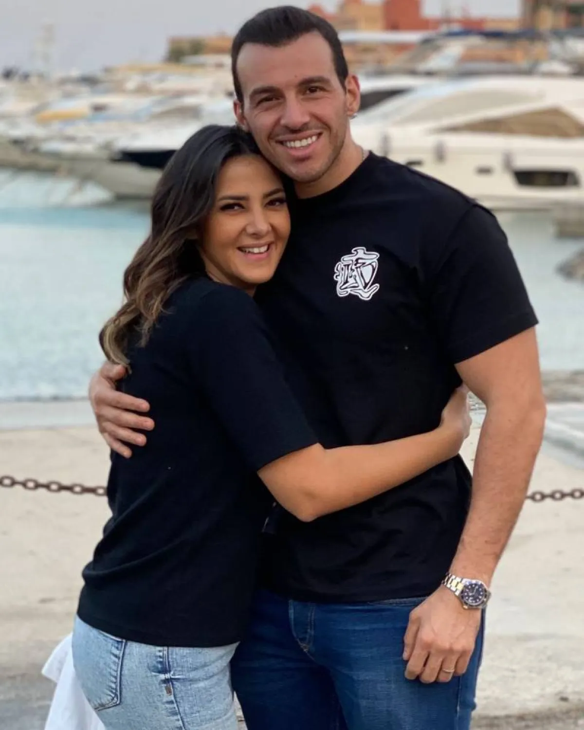 دنيا سمير غانم ورامي رضوان- الصورة من حساب دنيا على انستقرام