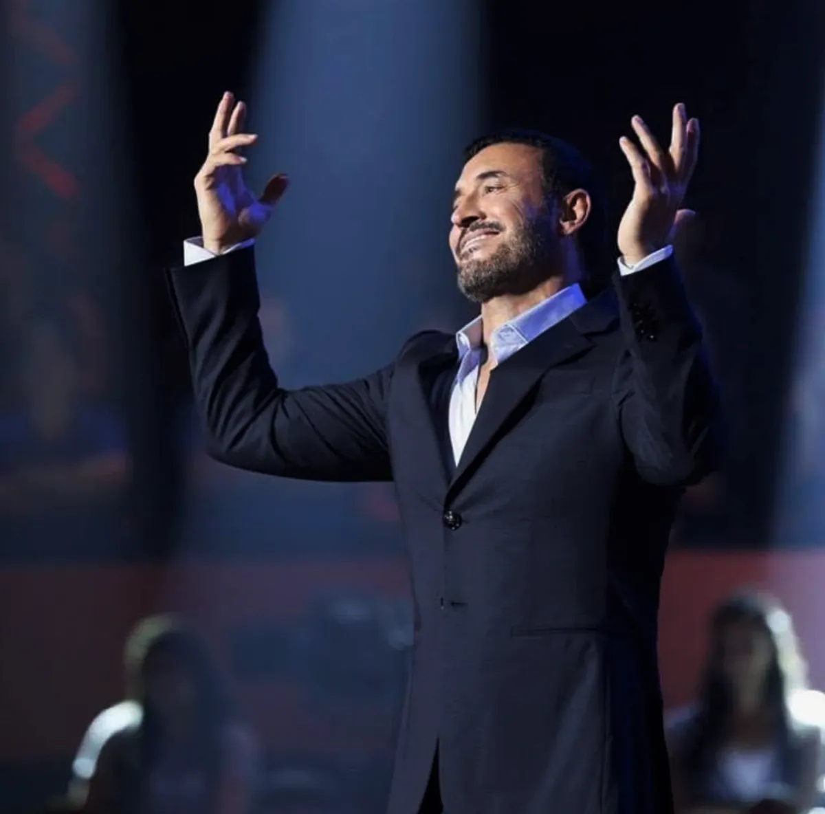 كاظم الساهر الصورة من حسابه في الانستجرام