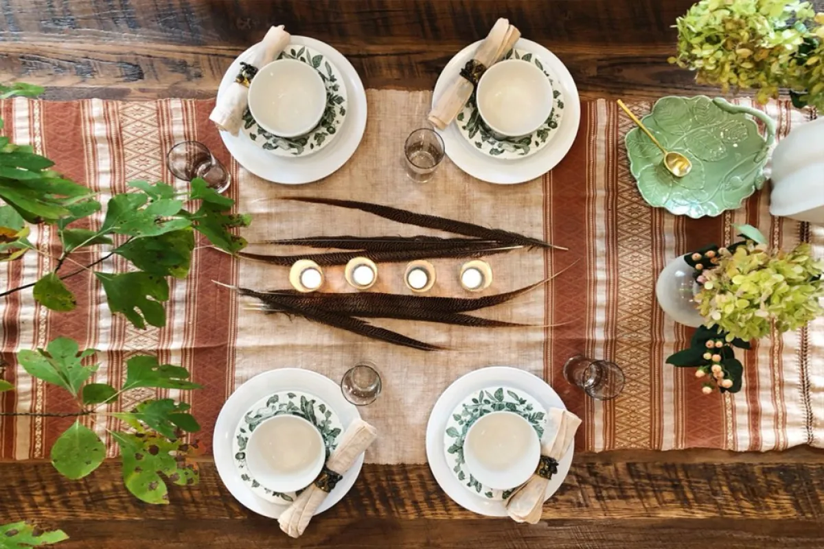 تزيين طاولة الطعام لليوم الوطني السعودي 91