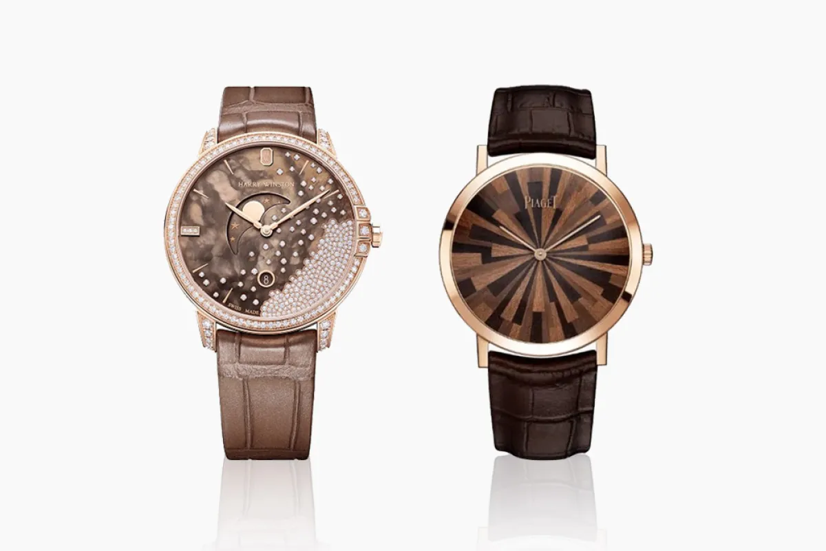 أجمل موديلات ساعات نسائية بمينا بنية