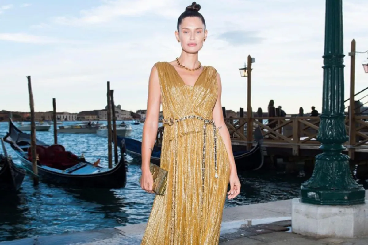 عارضة الأزياء بيانكا بالتي - الصورة من حساب Vencie film festival