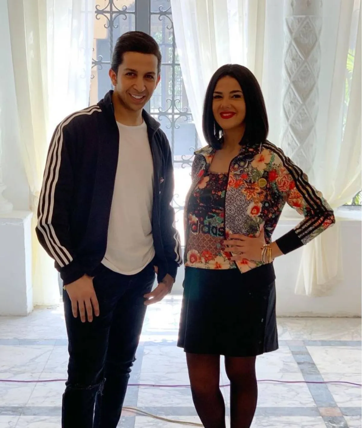 دنيا سمير غانم والمنتج هشام جمال - الصورة من حساب دنيا على انستقرام