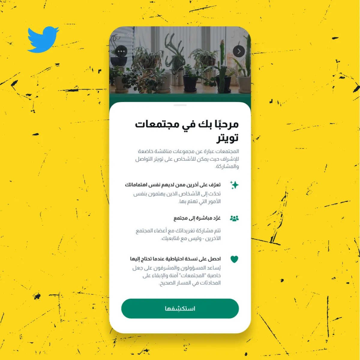 التغريد للمجتمع