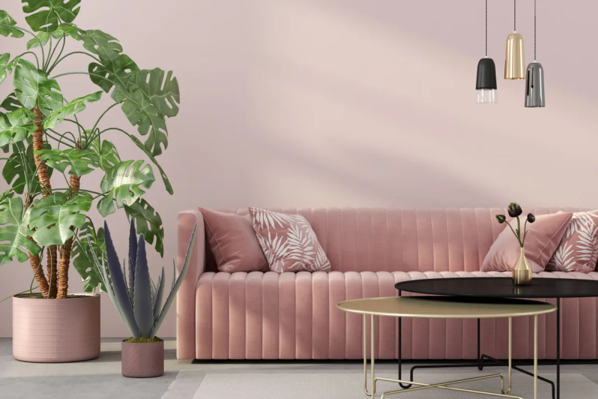 مفروشات من المخمل في الديكور المعاصر