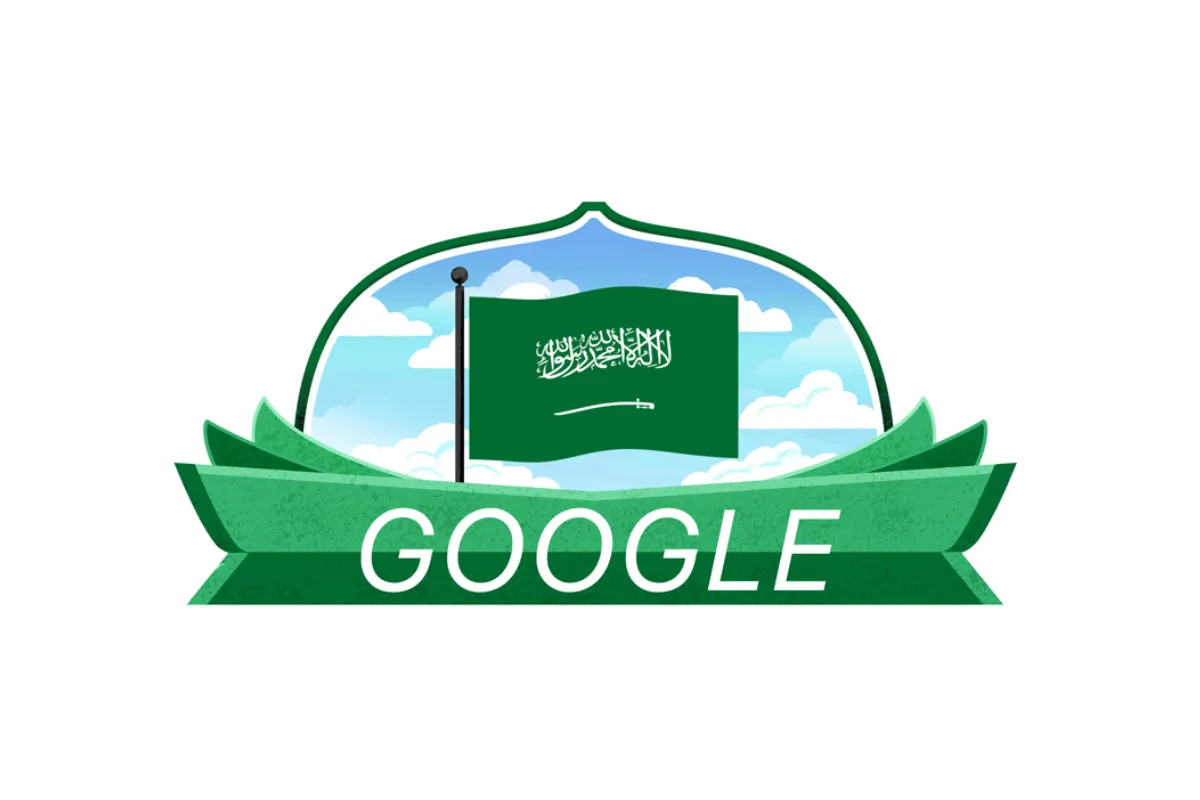 غوغل يحتفل باليوم الوطني السعودي الـ 91