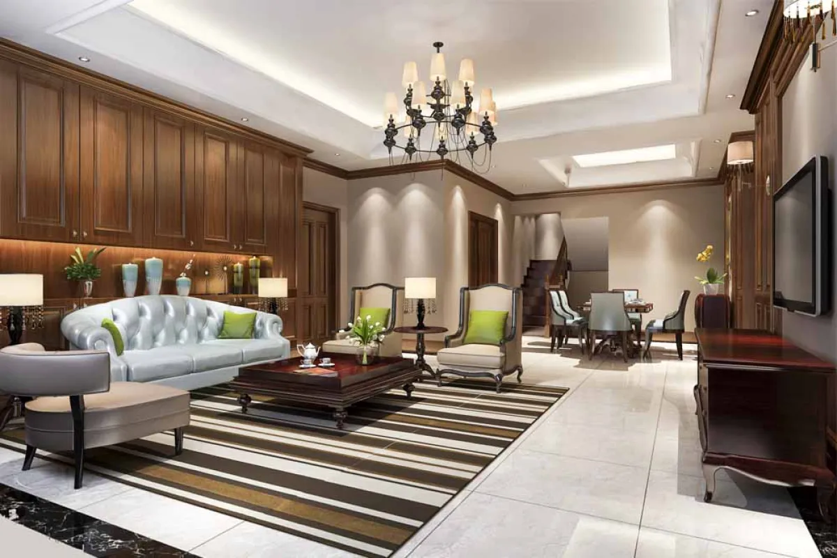 نماذج من ديكورات الجبس الكلاسيكية للأسقف