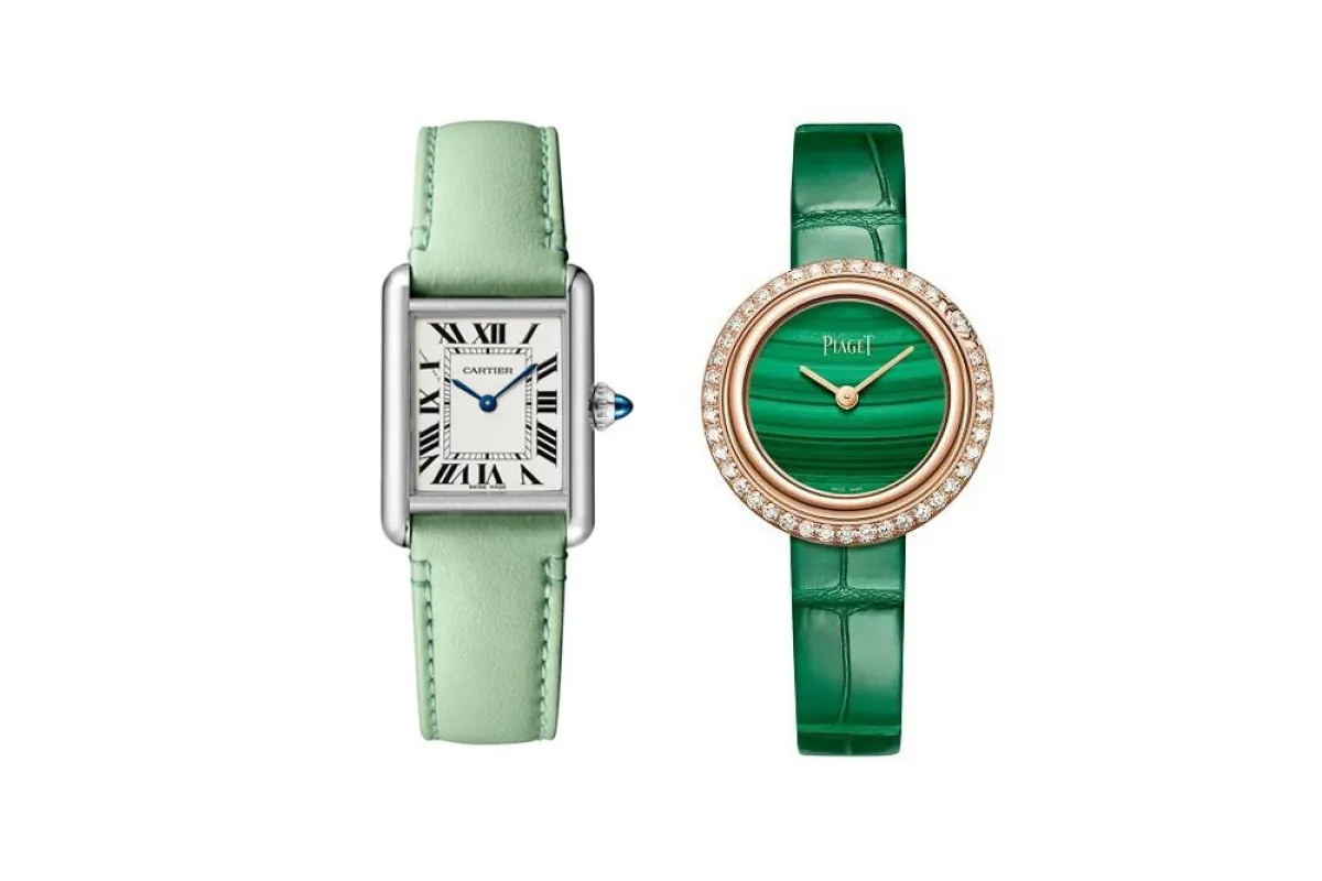 ساعات فاخرة باللون الأخضر لأناقتك في اليوم الوطني السعودي