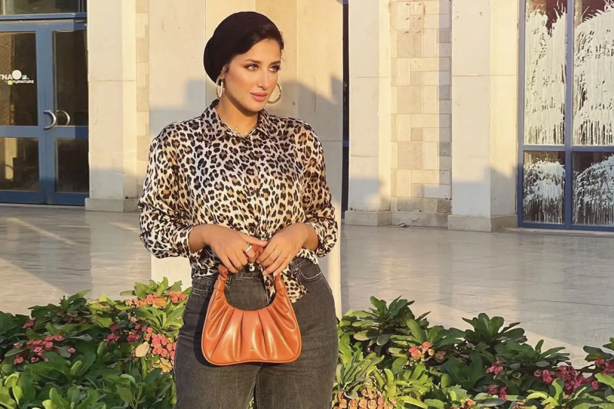 صيحة طبعات الحيوانات للمحجبات من ميادة غنيمي  