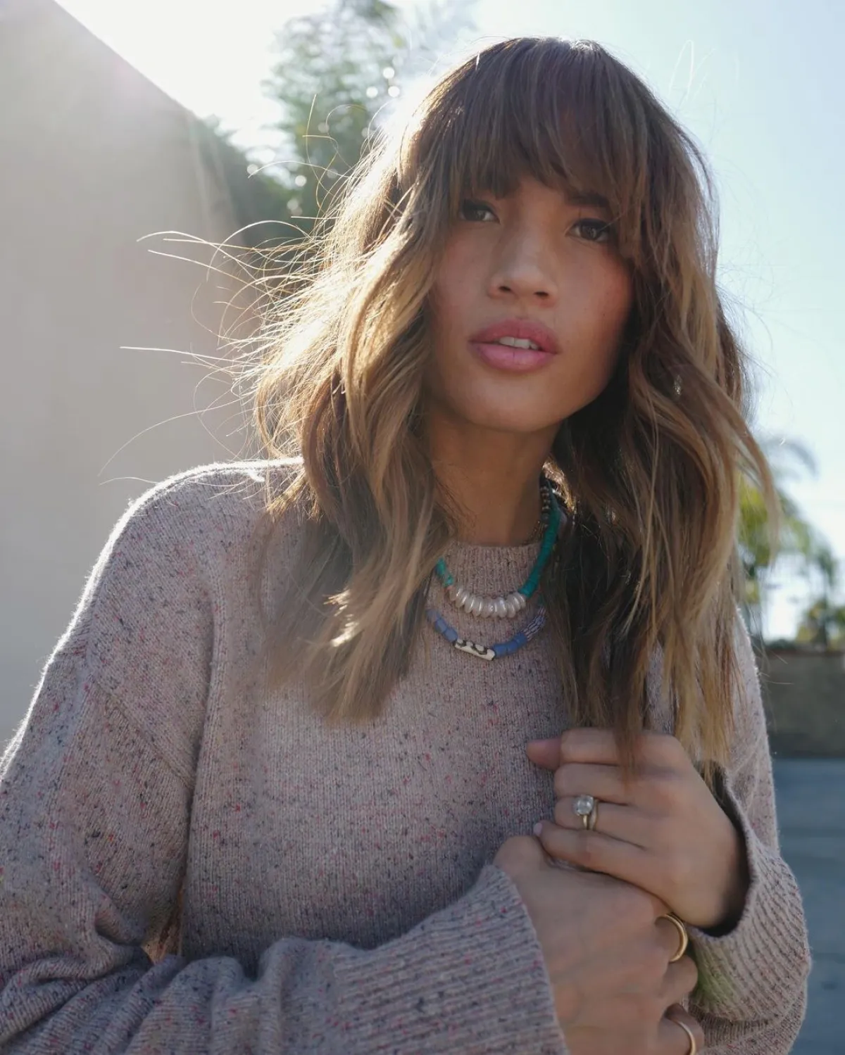 موضة الغرة القصيرة