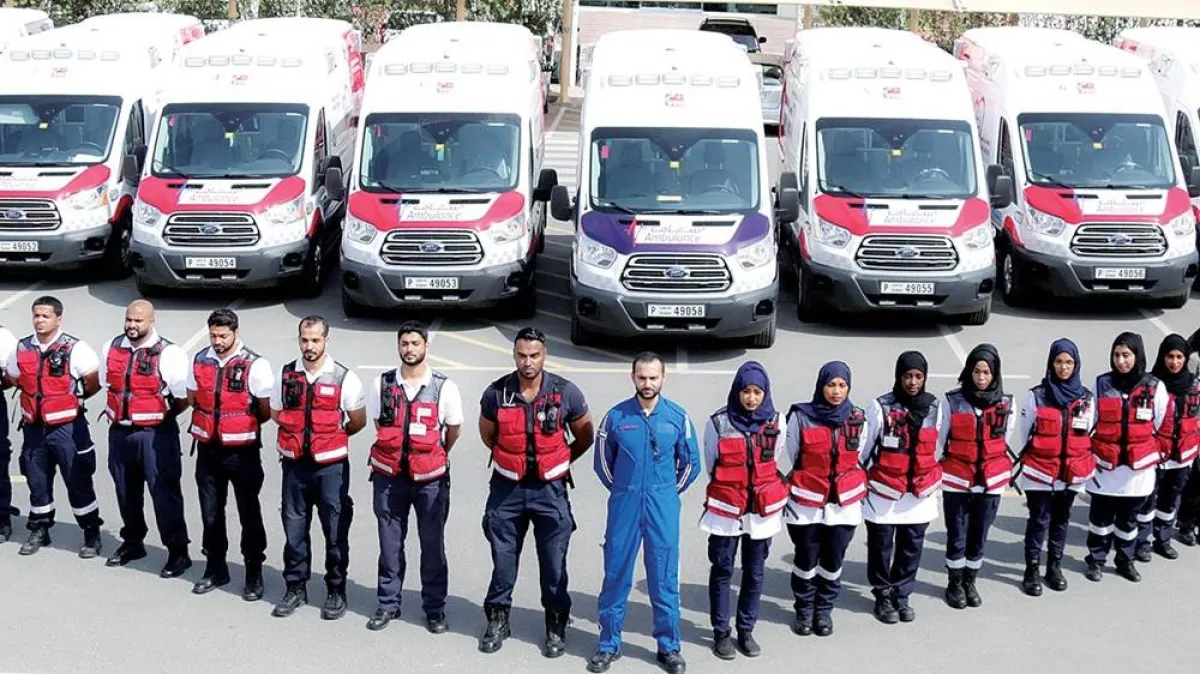 زمن قياسي عالمي لإسعاف زوار إكسبو 2020 دبي. المصدر (الاتحاد)