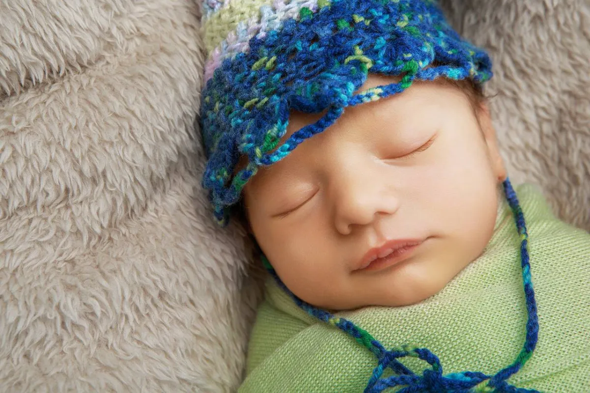 صورة لمولود نائم