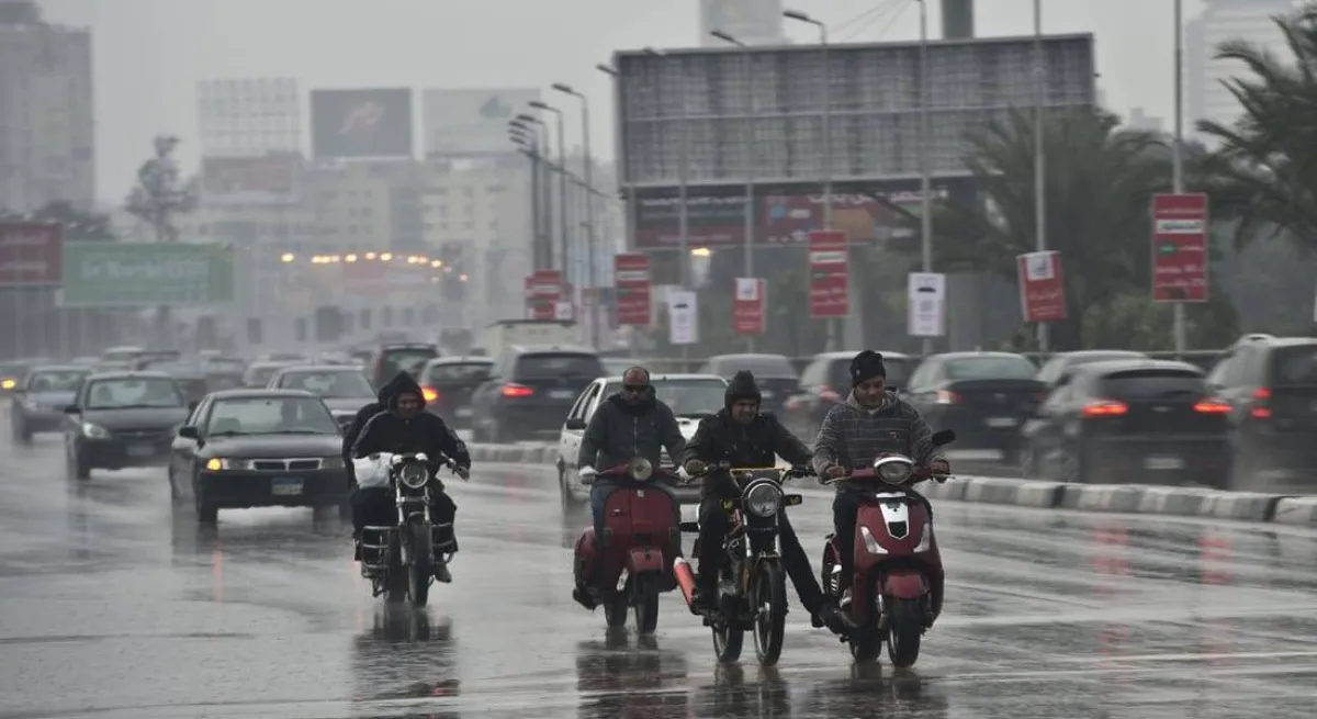 صورة للأمطار في مصر
