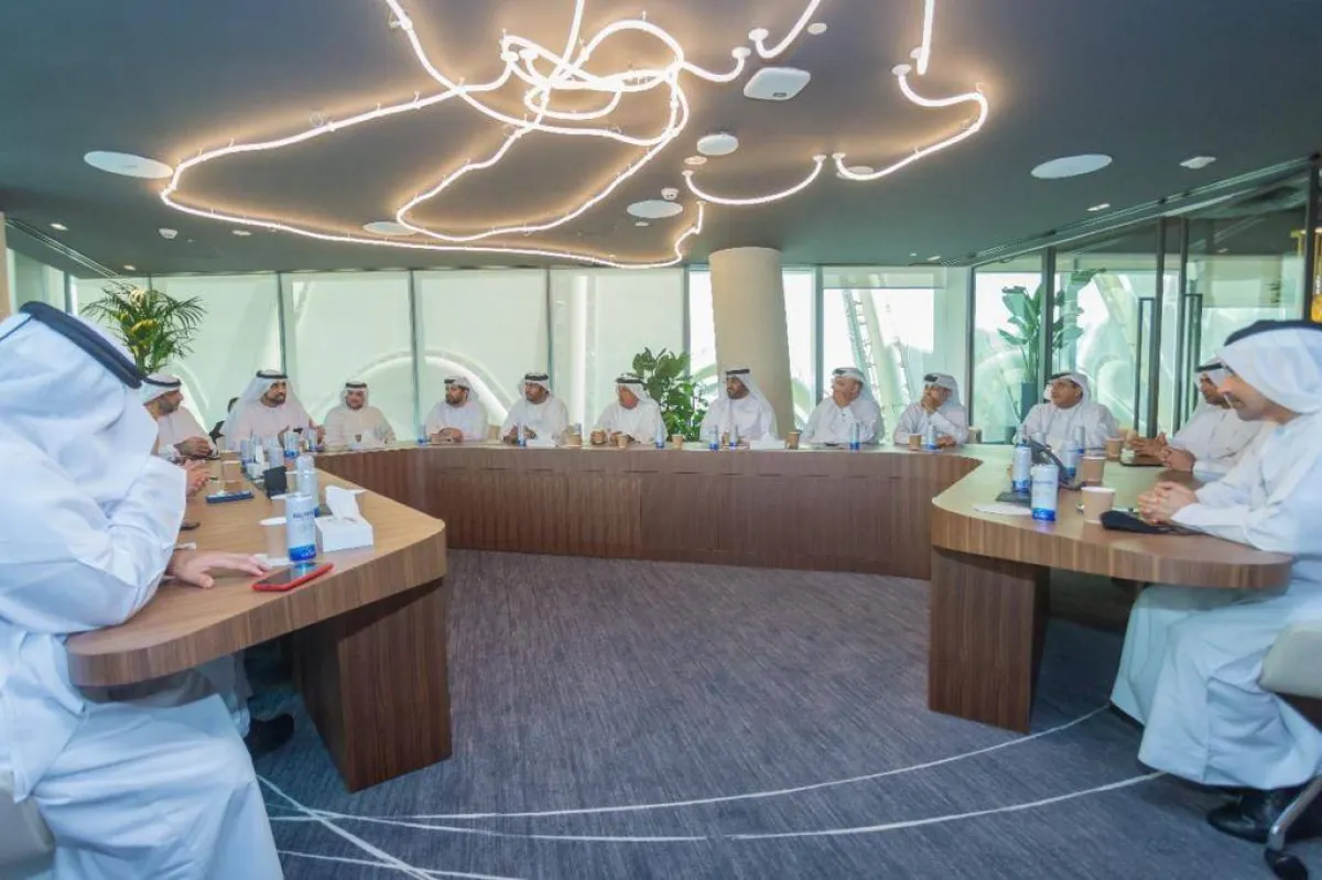 صور من اجتماع مشروع التقاضي الرقمي - من حساب محاكم دبي على تويتر